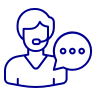 En AXA te escuchamos En AXA te escuchamos icono persona chat