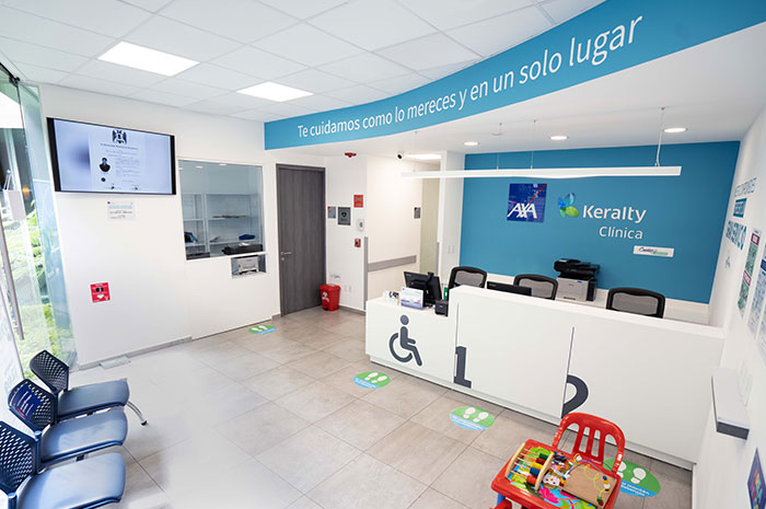 Interior de clínica AXA Keralty 2