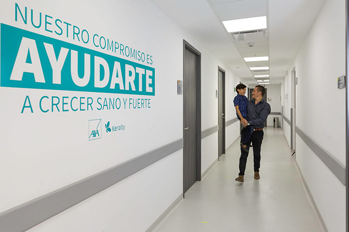 Interior de clínica AXA Keralty 3